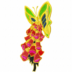 Butterfly Embroidery Design 11